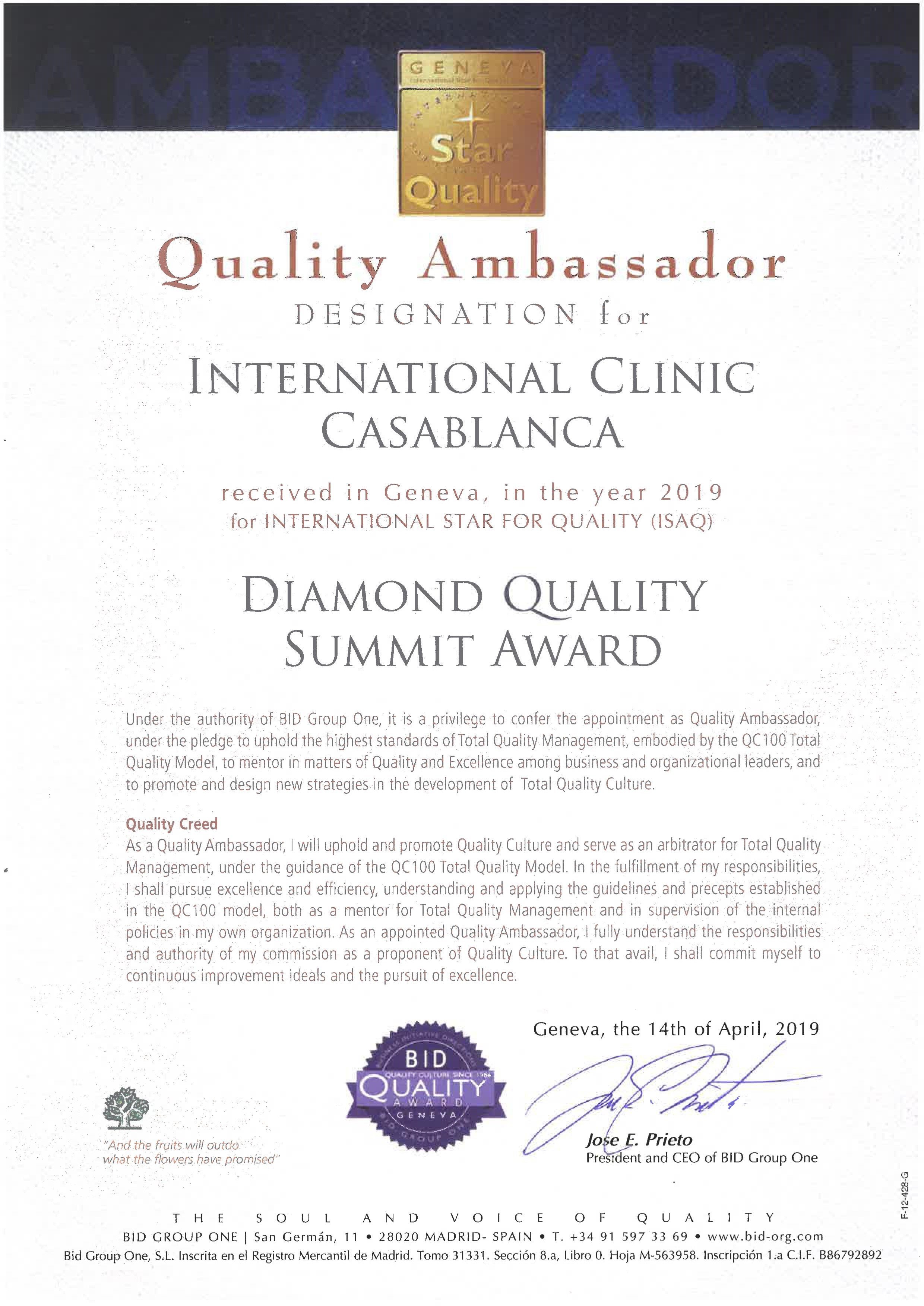 International Clinic Qualité
